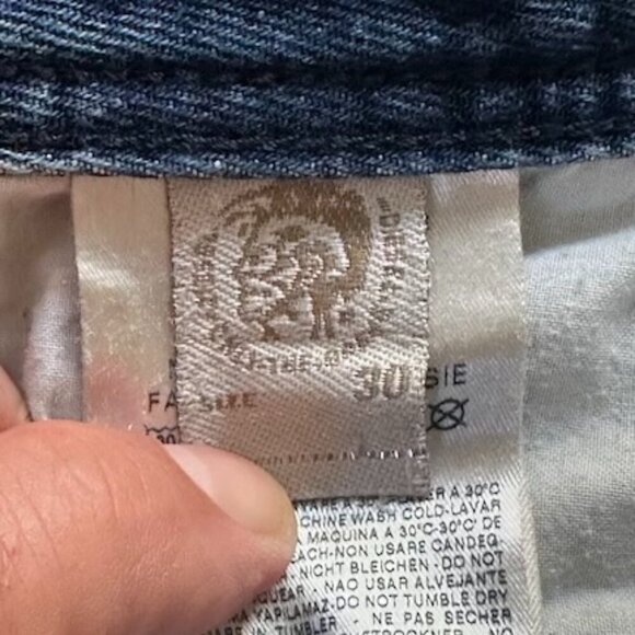 Diesel Industry Zatiny Regular Bootcut Jeans - Label Size.30x34 - Men's VGUC - Picture 13 of 15